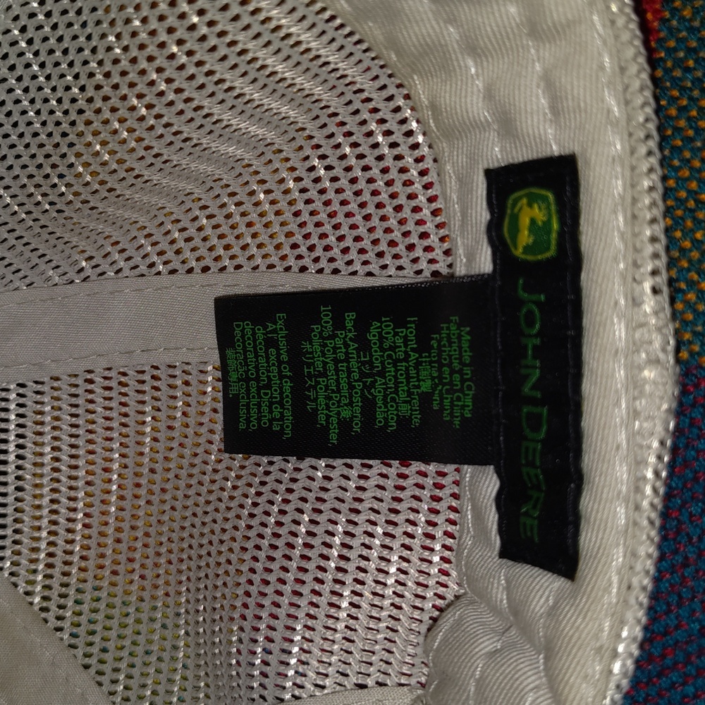 John Deere Low Profile Structured Embroidered Tru… - image 8